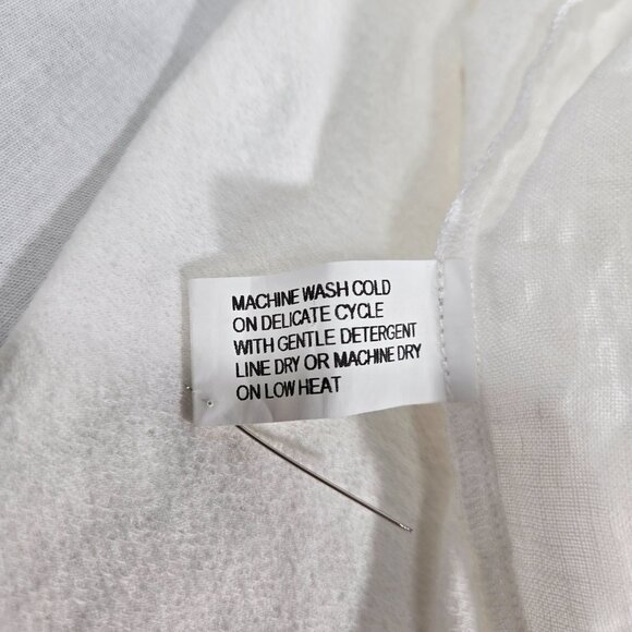 CHEYENNE Zen Lagenlook IVORY Mixed Media Linen-Cotton Blouse OVERSIZED Size L/XL - Picture 15 of 17